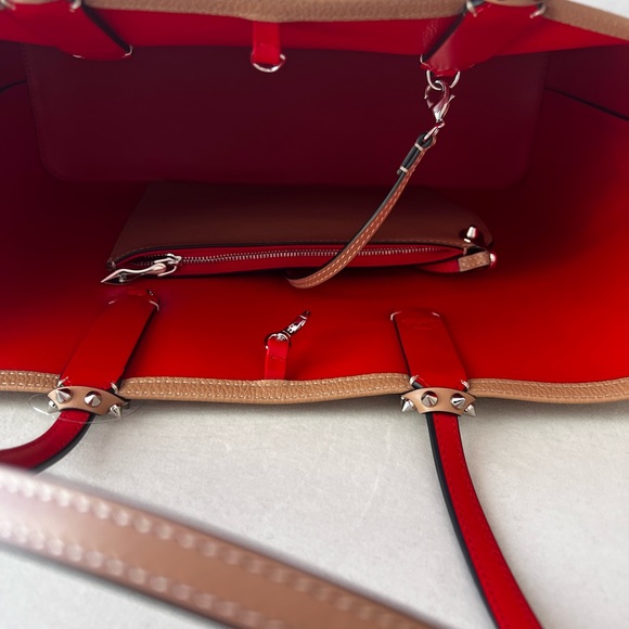 CHRISTIAN LOUBOUTIN Cabata spiked leather tote - Picture 12 of 15